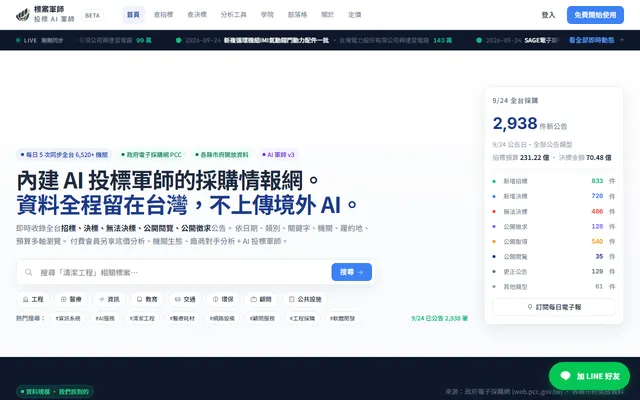 QBid產品網站畫面